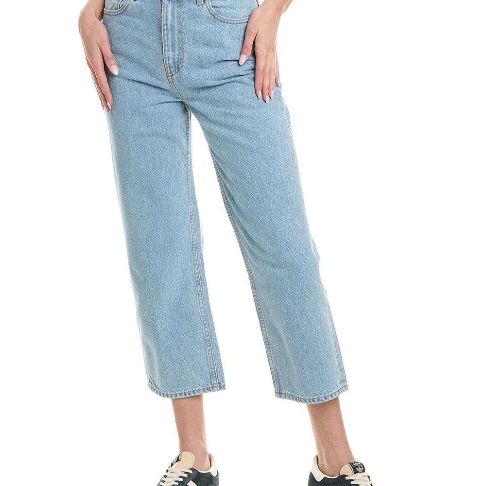 Ganni Blue Ankle Cropped Jeans